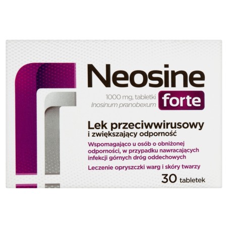 Neosine forte Médicament antiviral et stimulant l'immunité 30 pièces