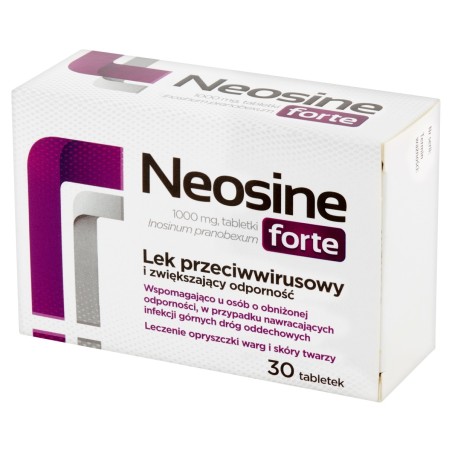 Neosine forte Médicament antiviral et stimulant l'immunité 30 pièces