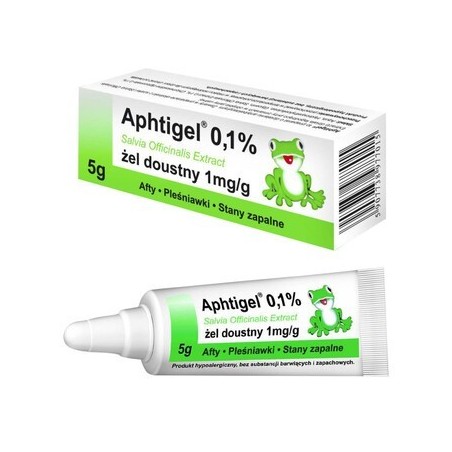 Aphtigel 0,1% 1 mg/g gel orale tubo da 5 g