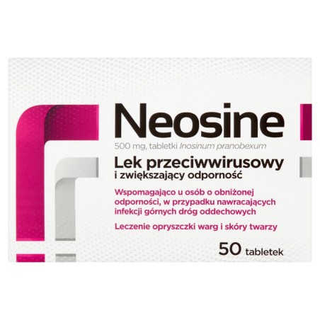 Neosine Médicament antiviral et stimulant l'immunité 50 pièces