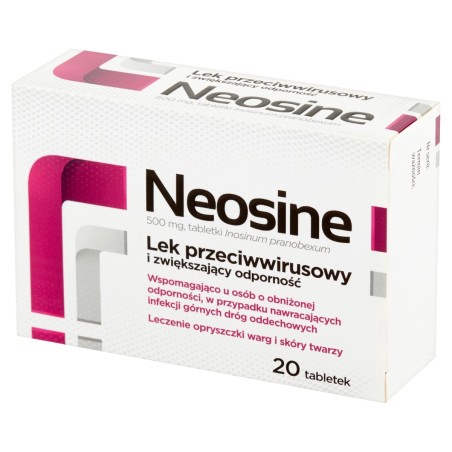 Neosine Medicamento antiviral y que estimula la inmunidad 20 piezas