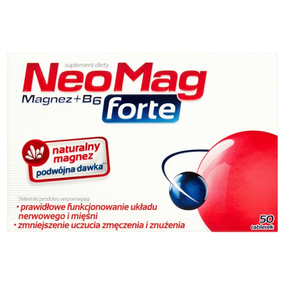 NeoMag forte Complément alimentaire 50 pièces