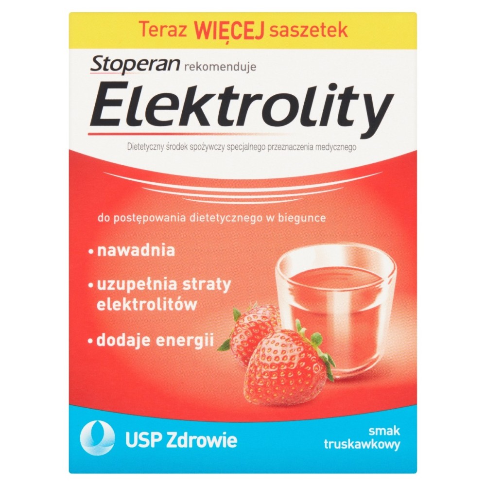Stoperan Electrolytes saveur fraise 29,4 g (7 x 4,2 g)