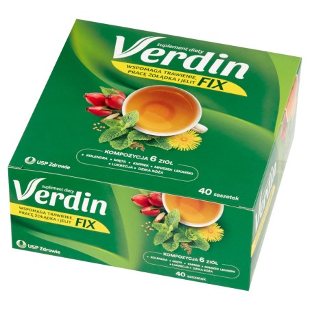 Verdin Fix Dietary supplement composition of 6 herbs 72 g (40 x 1.8 g)