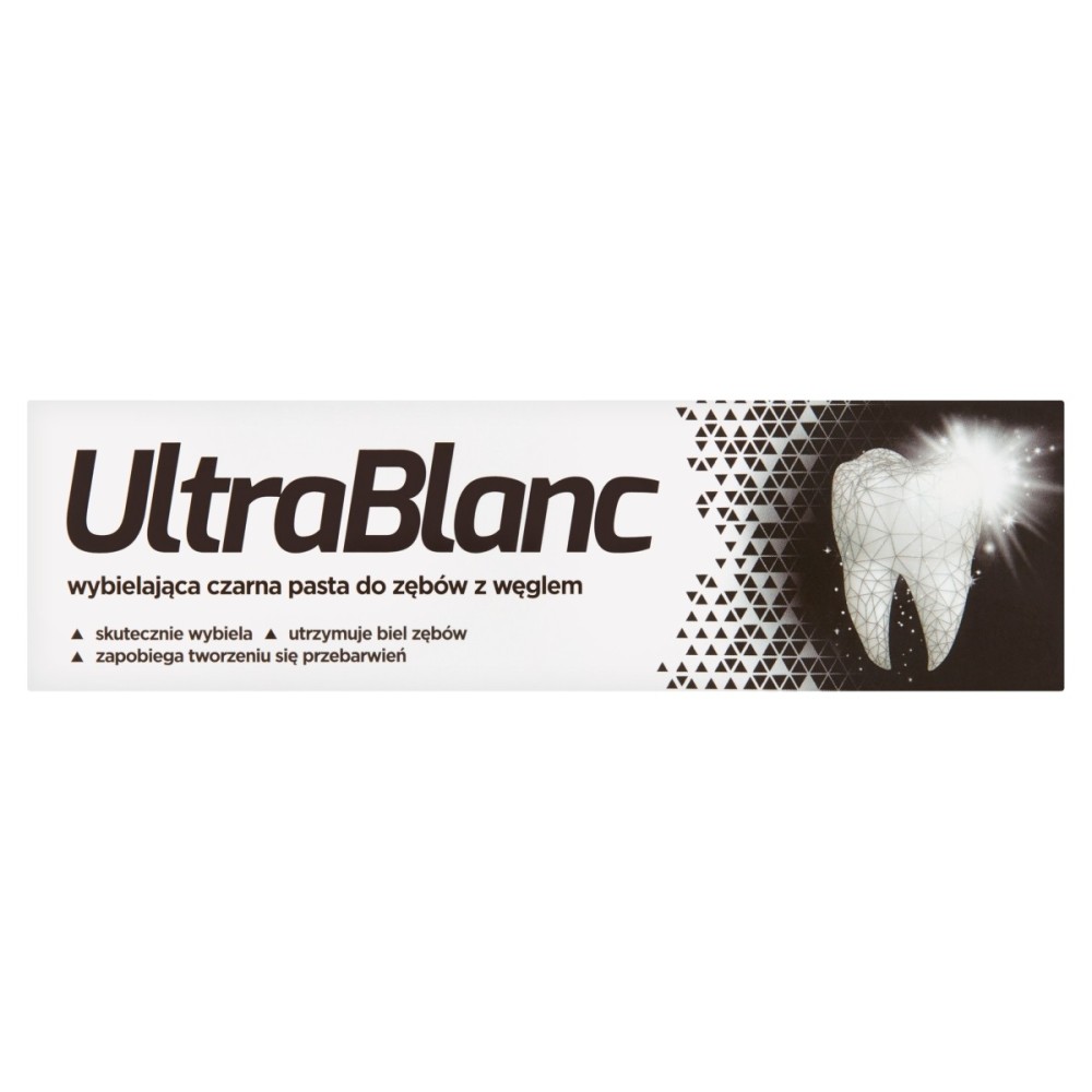 UltraBlanc Whitening schwarze Zahnpasta mit Aktivkohle 75 ml