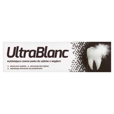 UltraBlanc Whitening černá zubní pasta s uhlím 75 ml