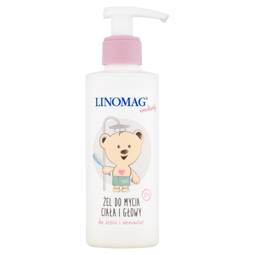 Linomag Emollients Body and head washing gel for children and infants 200 ml
