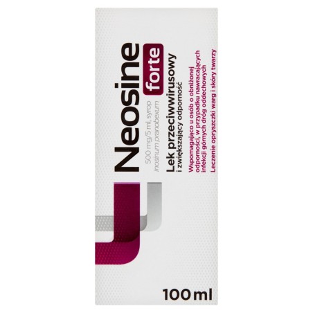 Neosine forte Médicament antiviral et stimulant l'immunité 100 ml
