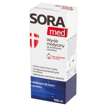 Sora med Medizinprodukt zur Bekämpfung von Läusen 100 ml