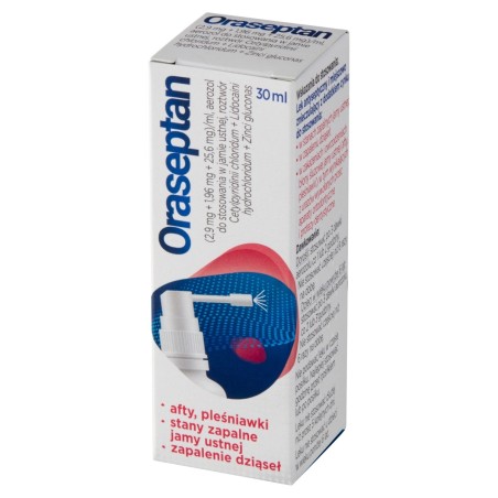 Oraseptan Aerosol zur Anwendung in der Mundhöhle 30 ml
