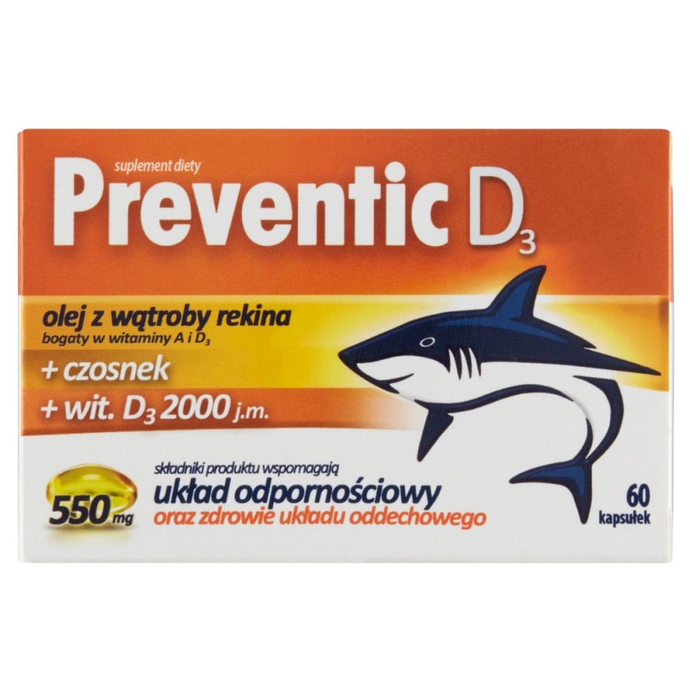 Preventic D3 Dietary supplement 60 pieces