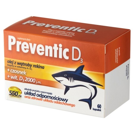 Preventic D3 Dietary supplement 60 pieces