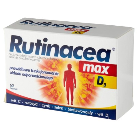 Rutinacea max D3 Doplněk stravy 60 kusů