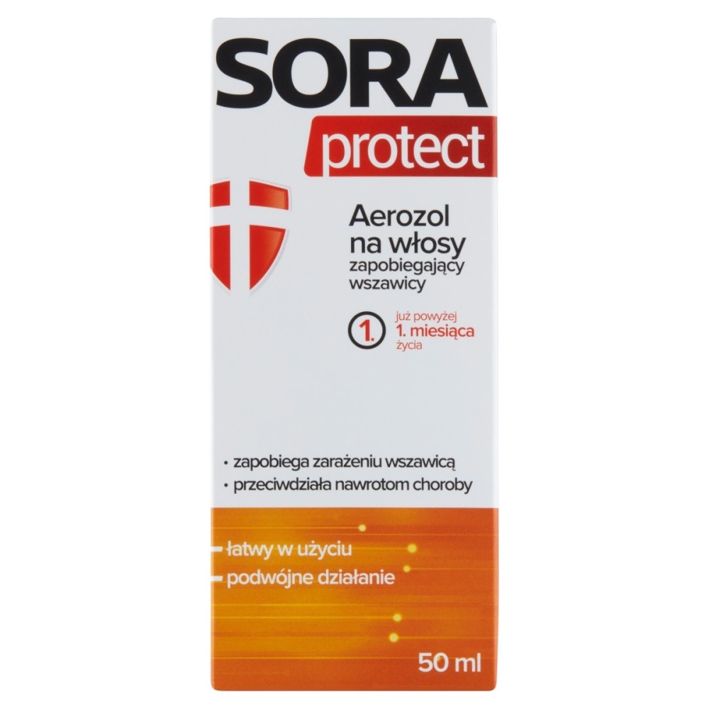 Sora Protect Haarspray zur Vorbeugung von Läusen 50 ml