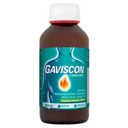 Gaviscon Oral suspension with mint flavor 300 ml