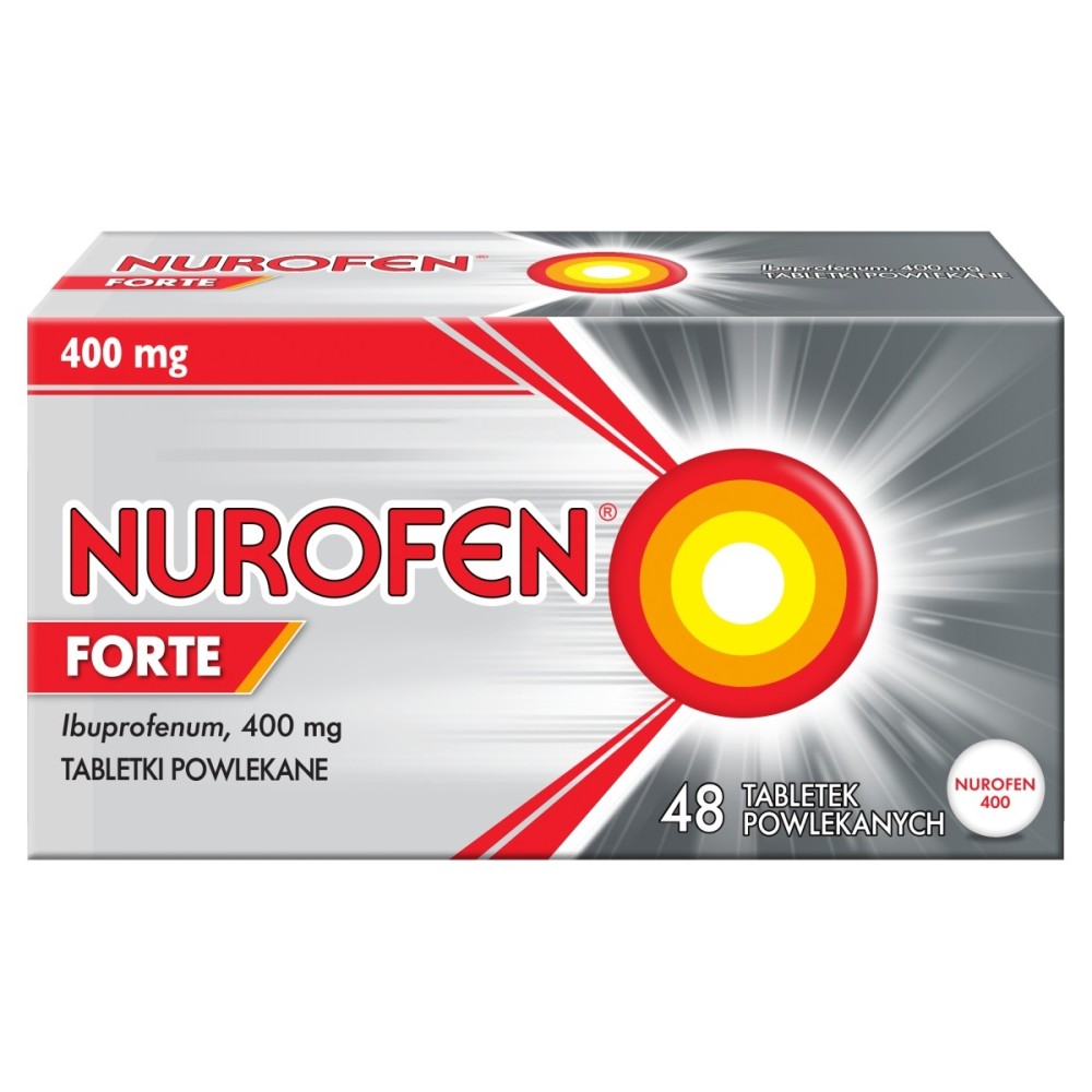 Nurofen Forte Comprimés pelliculés 48 pièces