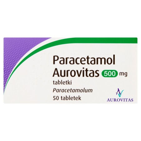 Paracetamol Aurovitas Tablets 50 pieces