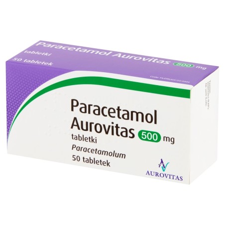 Paracetamol Aurovitas Comprimidos 50 piezas