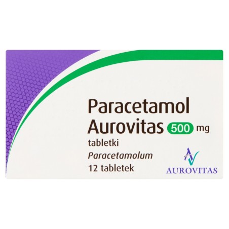 Paracetamol Aurovitas tablety 12 kusů