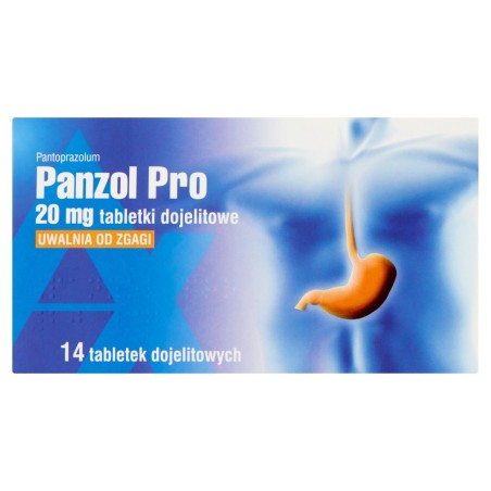 Panzol Pro Gastro-resistant tablets 14 pieces
