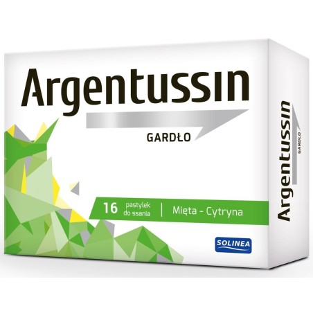 ArgenTussin Garganta sabor menta y limón x 16 pastillas