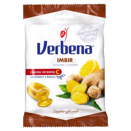Verbena Herbal ginger candies 60 g