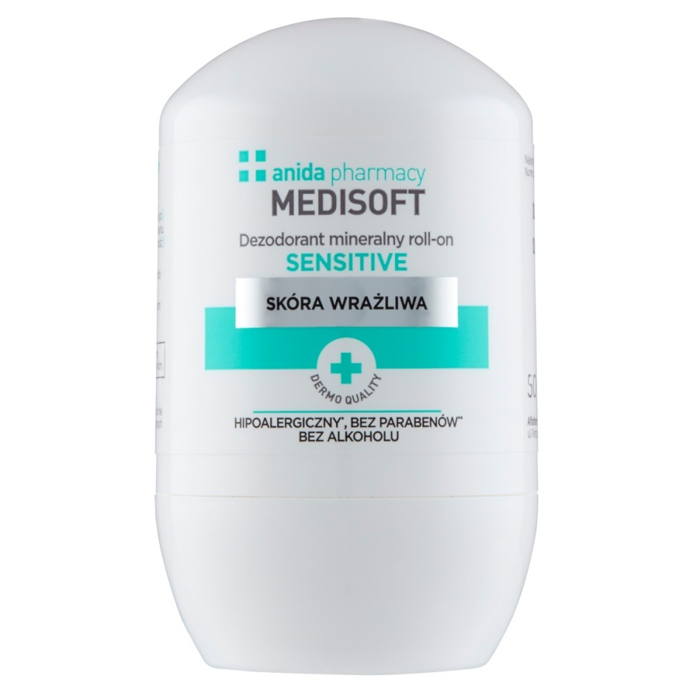 Anida Medisoft Sensitive Deodorante minerale roll-on 50 ml
