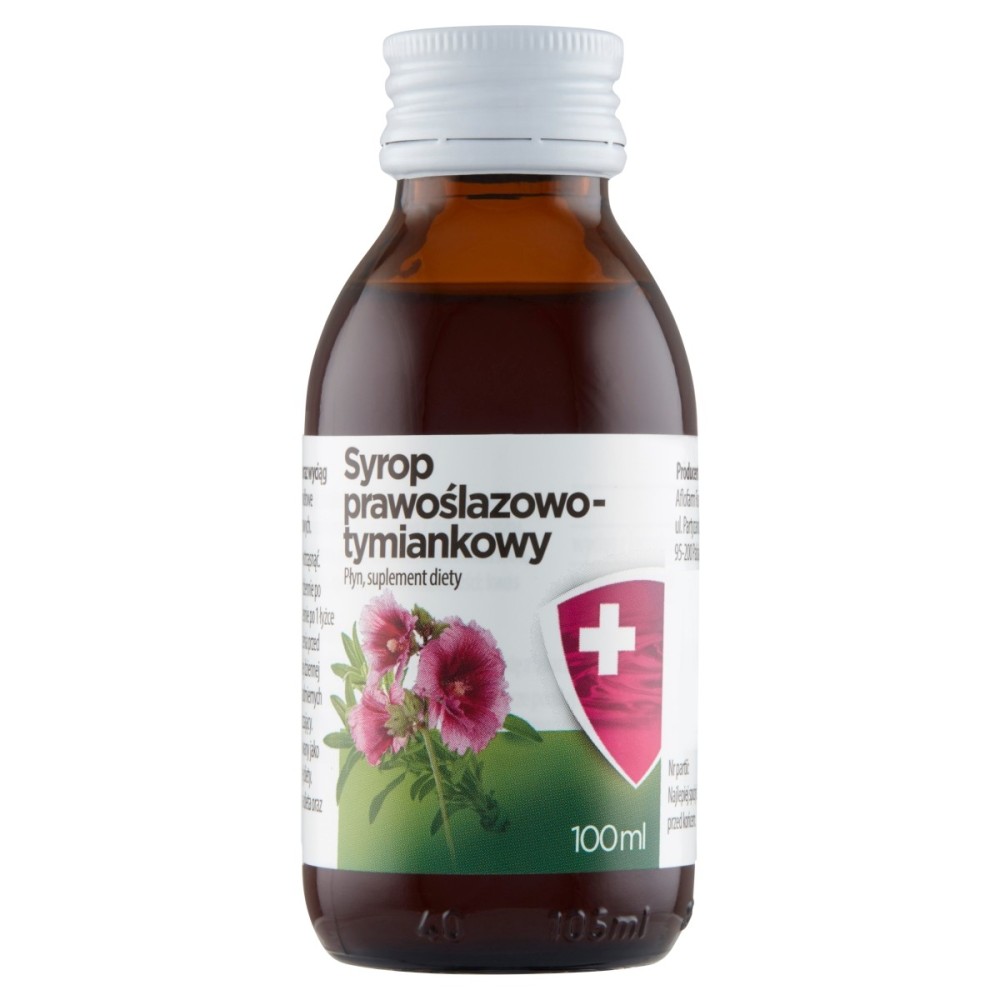 Dietary supplement marshmallow and thyme syrup 100 ml