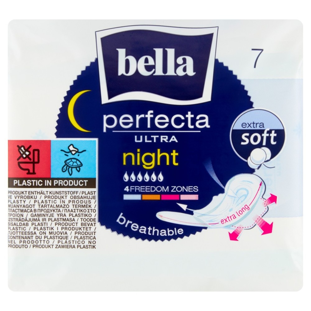 Assorbenti igienici Bella Perfecta Ultra Night Extra Morbidi 7 pezzi
