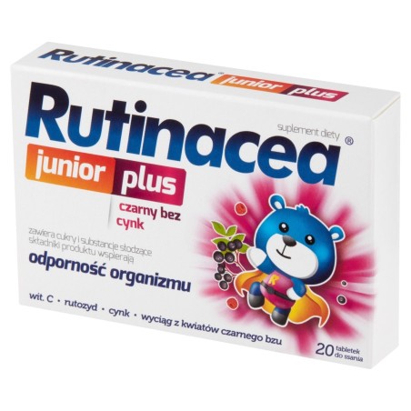Rutinacea junior plus Dietary supplement, lozenges, 20 pieces