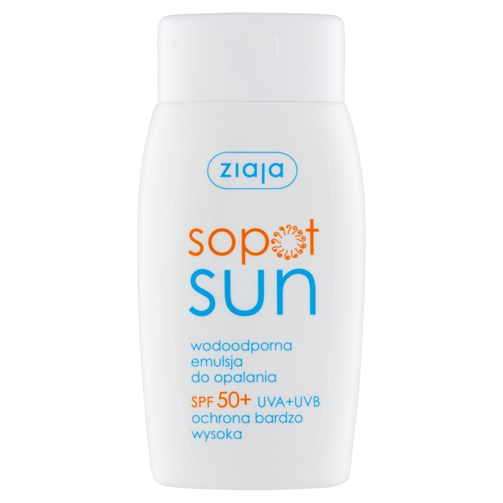 Ziaja Sopot Sun Émulsion de protection solaire waterproof SPF 50+ 125 ml