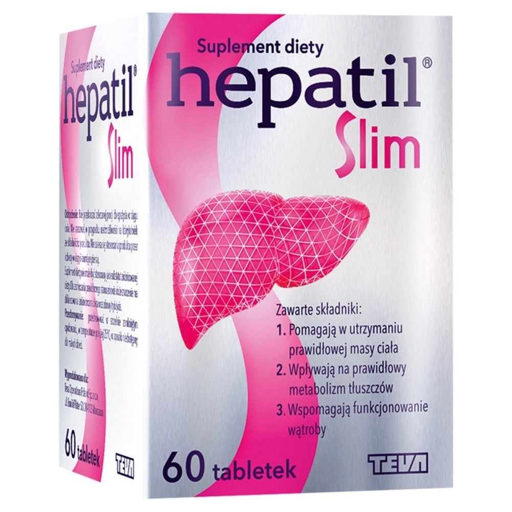 Hepatil Slim Suplemento dietético 60 piezas