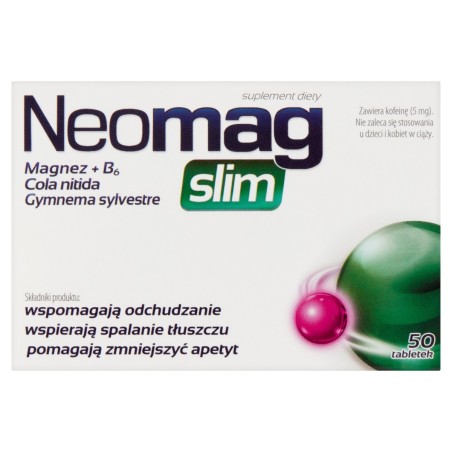 Neomag Slim Suplement diety 50 sztuk