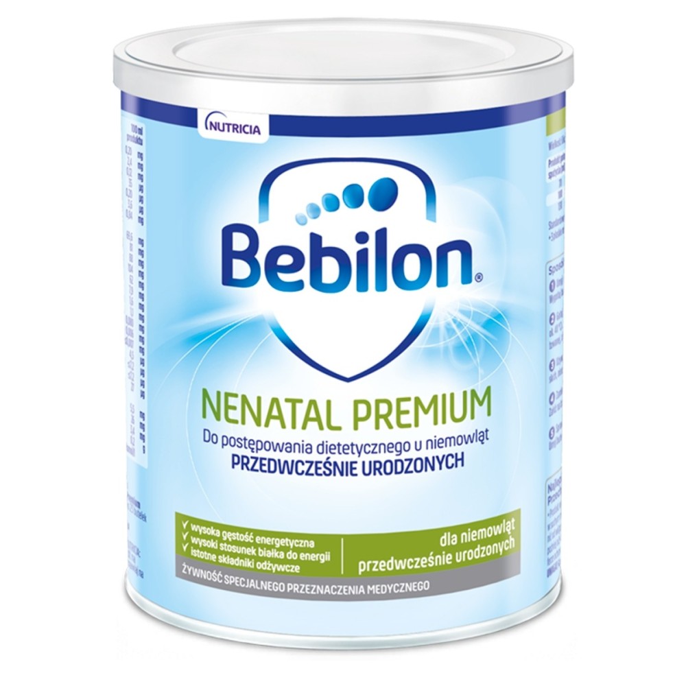 Bebilon Nenatal Premium Żywność specjalnego przeznaczenia medycznego 400 g