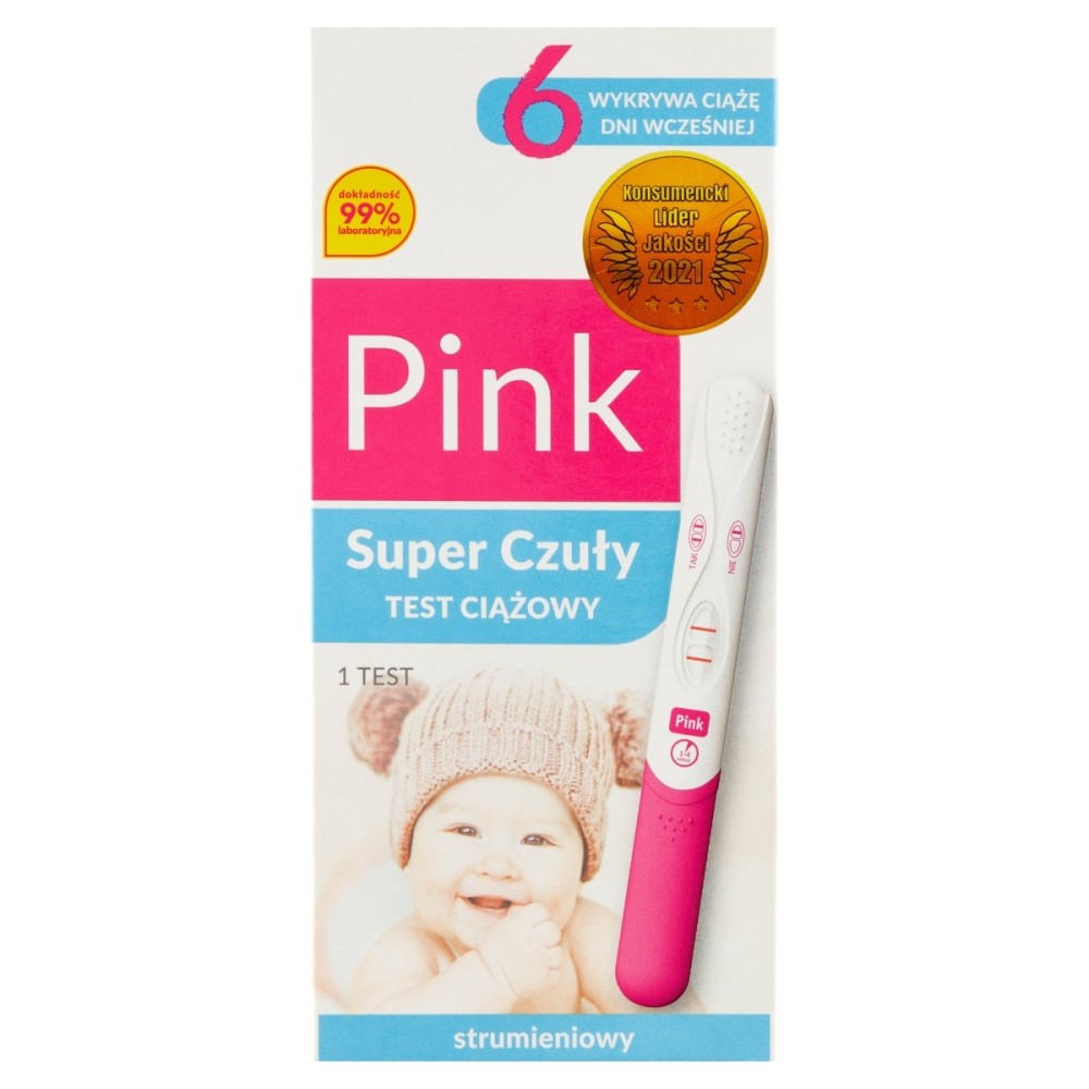 Pink Medical device, super sensitive jet pregnancy test