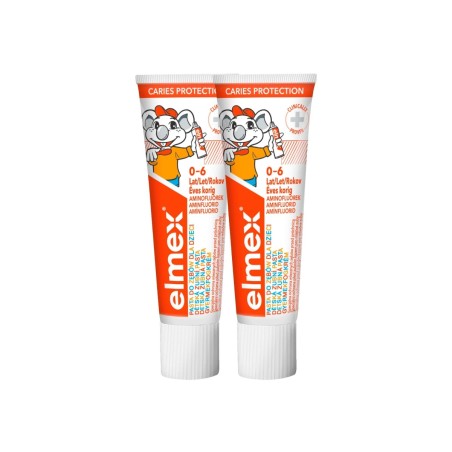 elmex Zahnpasta für Kinder bis 6 Jahre 2 x 50 ml