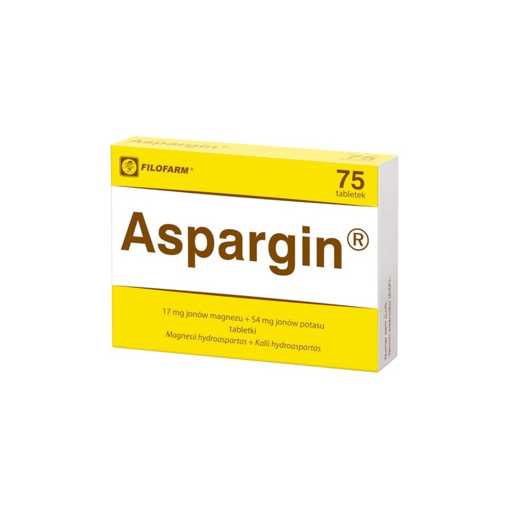 Aspargin tabl. 0,017g+0,054g 75 tabl.