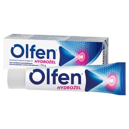 Olfen Hydrożel Lek o działaniu przeciwbólowym przeciwzapalnym i przeciwobrzękowym 50 g