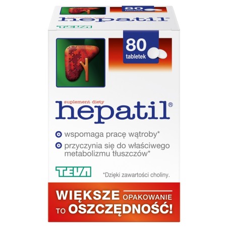 Hepatil Dietary supplement 80 pieces