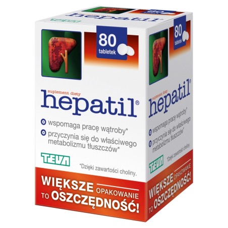 Hepatil Integratore alimentare 80 pezzi