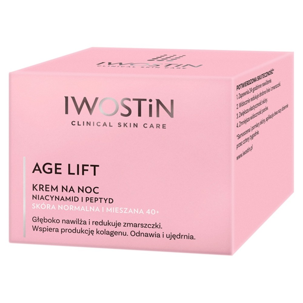 Iwostin Age Lift Night cream for normal and combination skin 40+ 50 ml