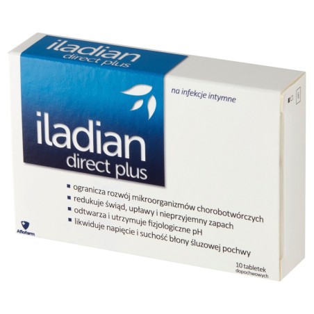 Iladian Direct Plus Vaginal tablets 10 pieces
