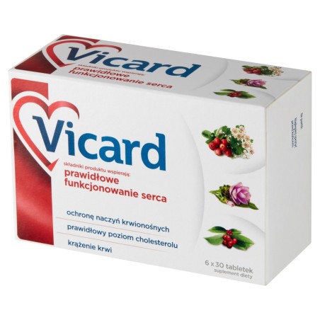 Vicard Dietary supplement 6 x 30 pieces
