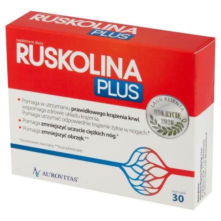Ruskolina Plus Suplemento dietético 17,17 g (30 piezas)