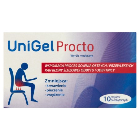 UniGel Procto Dispositif médical 10 pièces