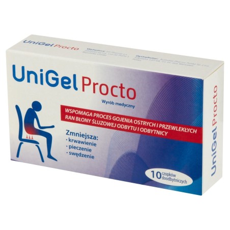 UniGel Procto Dispositivo médico 10 piezas