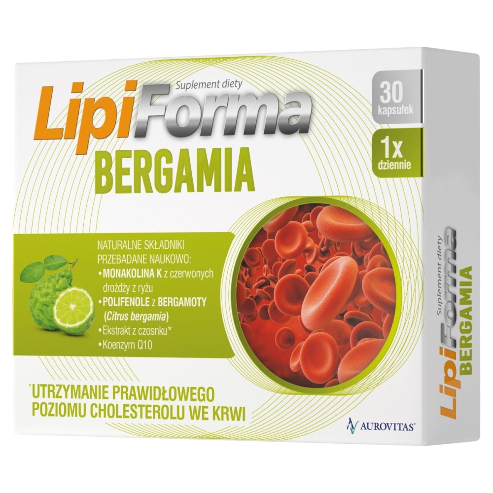 LipiForma Bergamia Complément alimentaire 14,87 g (30 pièces)