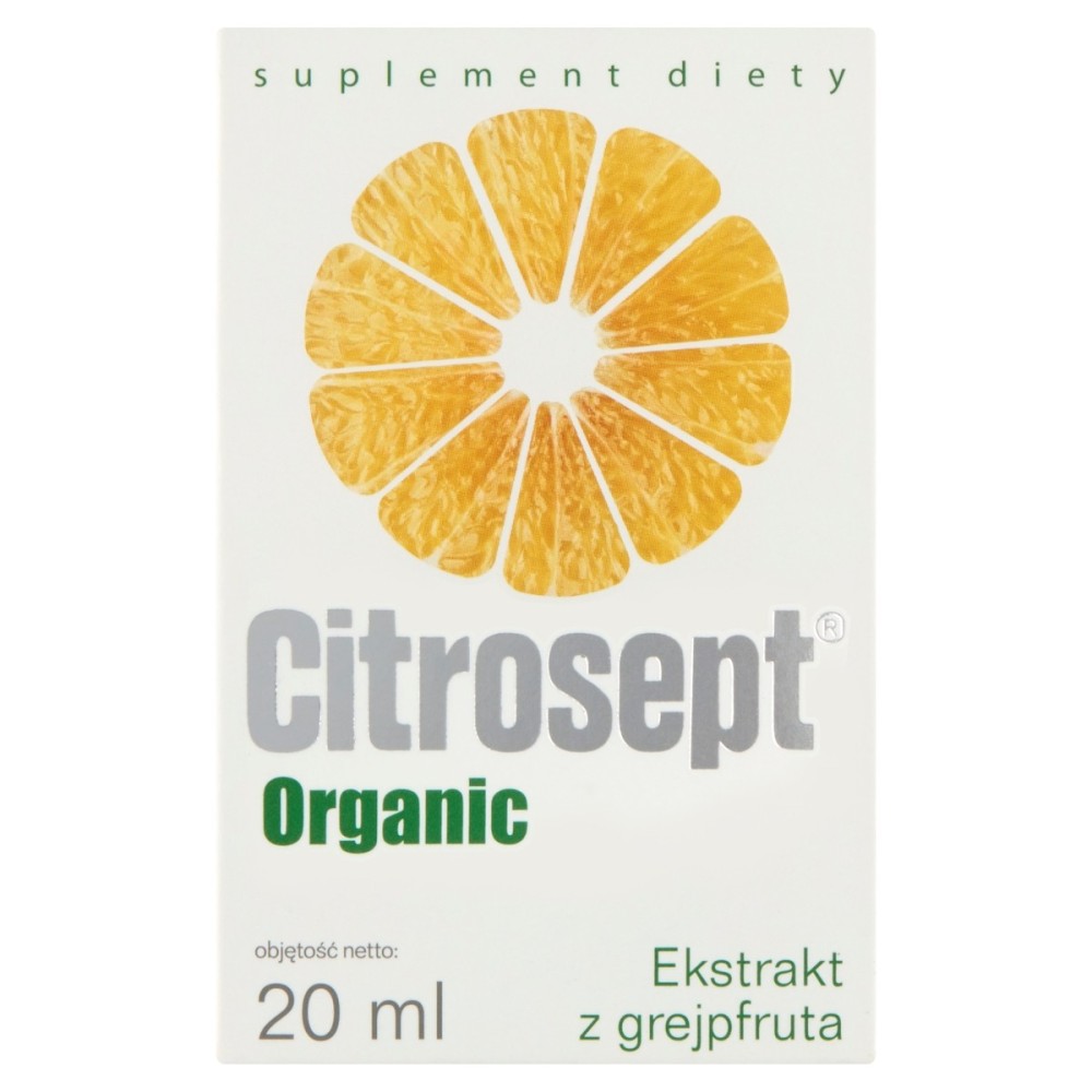 Citrosept Complément alimentaire Bio Extrait de Pamplemousse 20 ml