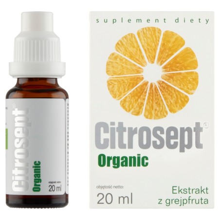 Citrosept Organic Dietary supplement grapefruit extract 20 ml