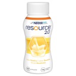 Nestlé Resource 2.0 Préparation nutritionnelle liquide, arôme vanille, 800 ml (4 x 200 ml)
